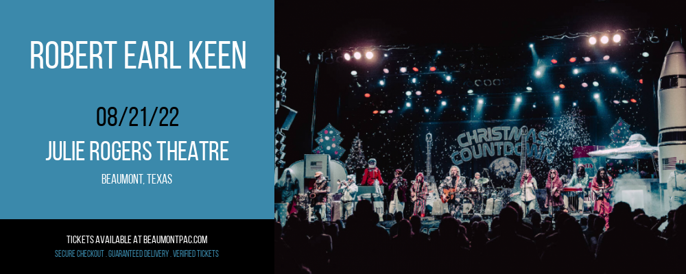 Robert Earl Keen at Julie Rogers Theatre tickets Robert Earl Keen at Julie Rogers Theatre