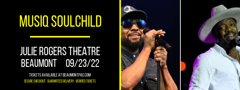 Musiq Soulchild at Julie Rogers Theatre tickets Musiq Soulchild at Julie Rogers Theatre