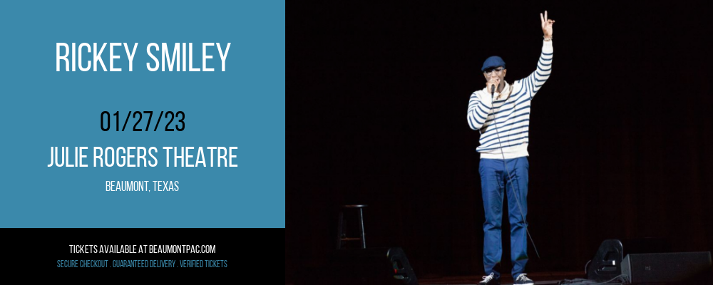 Rickey Smiley at Julie Rogers Theatre tickets Rickey Smiley at Julie Rogers Theatre