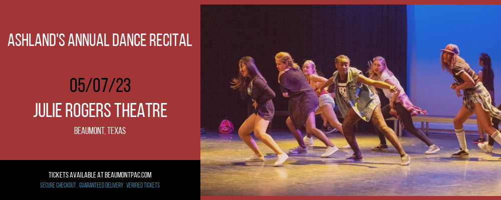 Ashland's Annual Dance Recital at Julie Rogers Theatre tickets Ashland's Annual Dance Recital at Julie Rogers Theatre